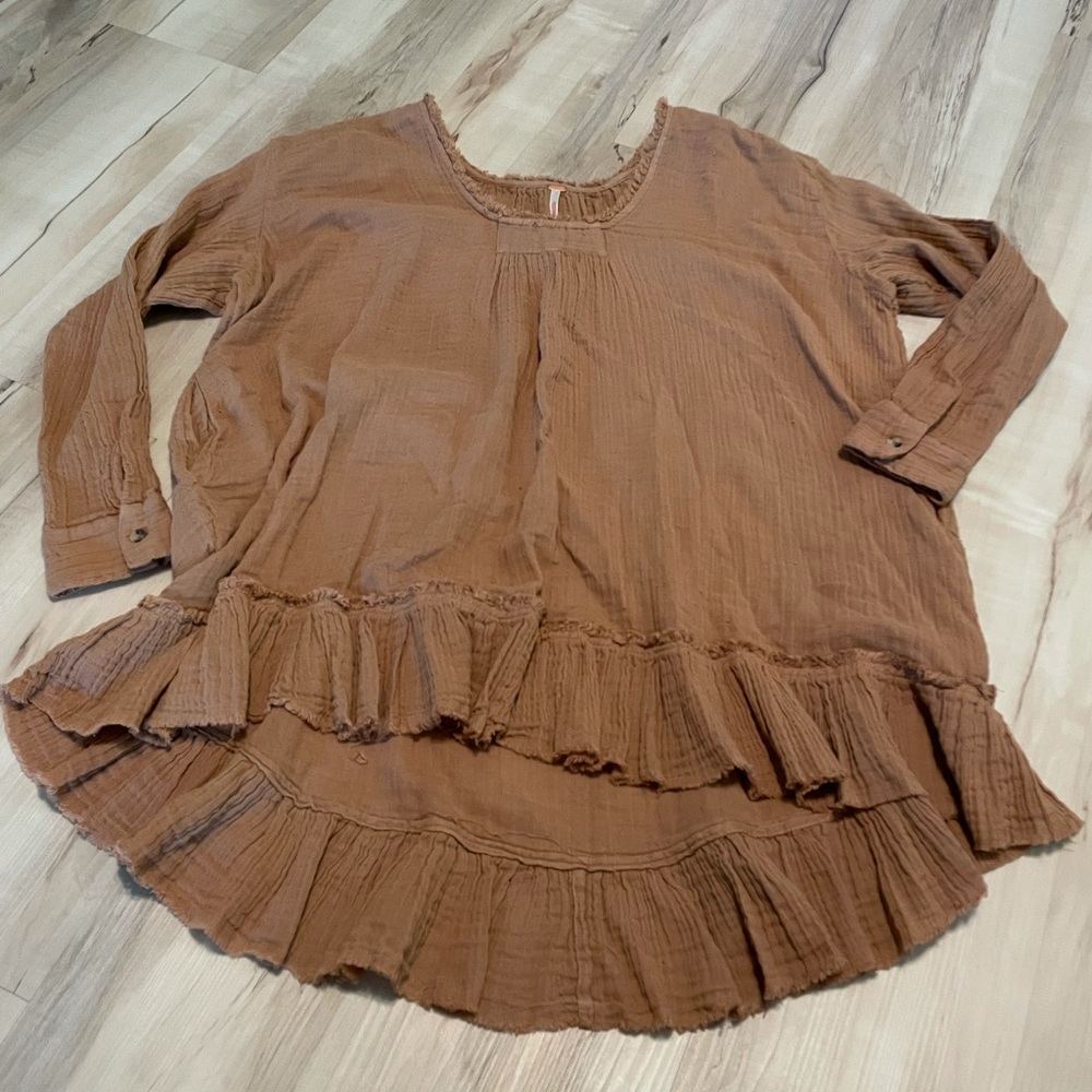 free people long sleeve blouse